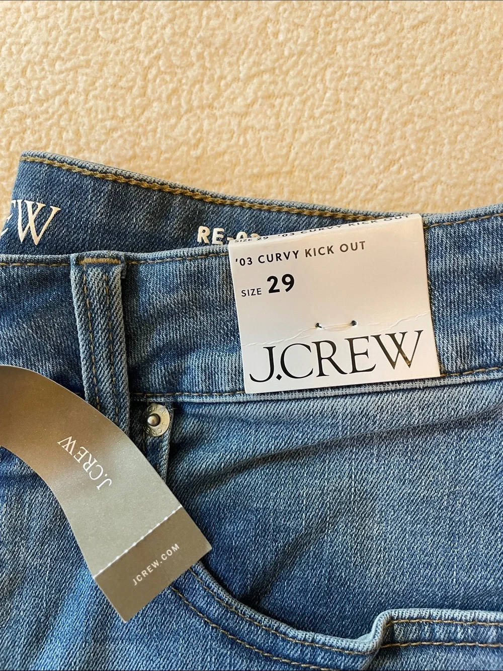 J. Crew Blue Curvy Kick-Out Jeans